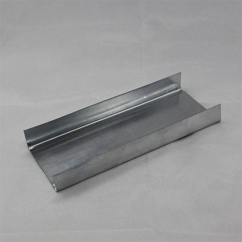 Light gage steel joist c channel for partition system